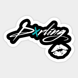 DXRLING teal Sticker